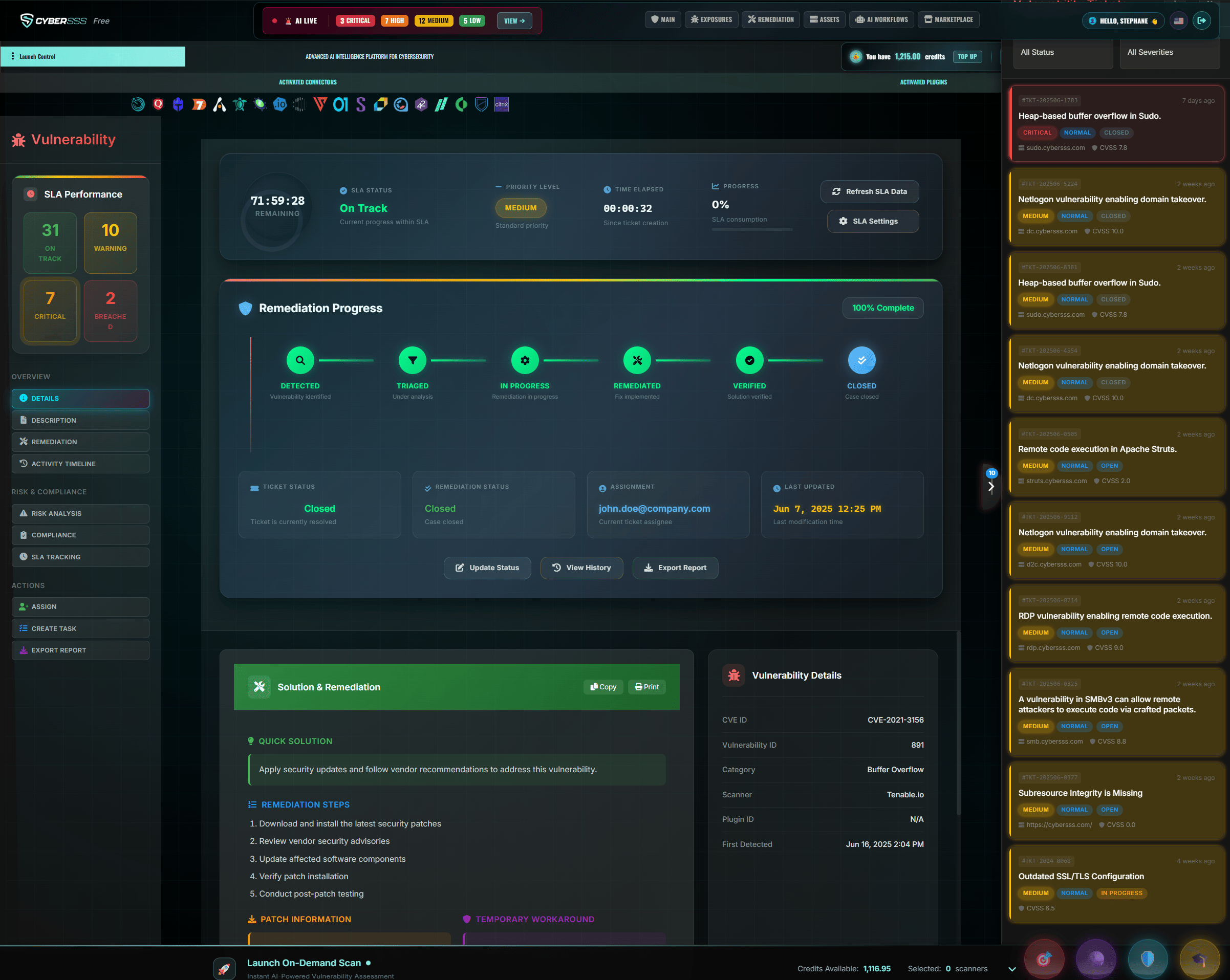 Asset Management Interface